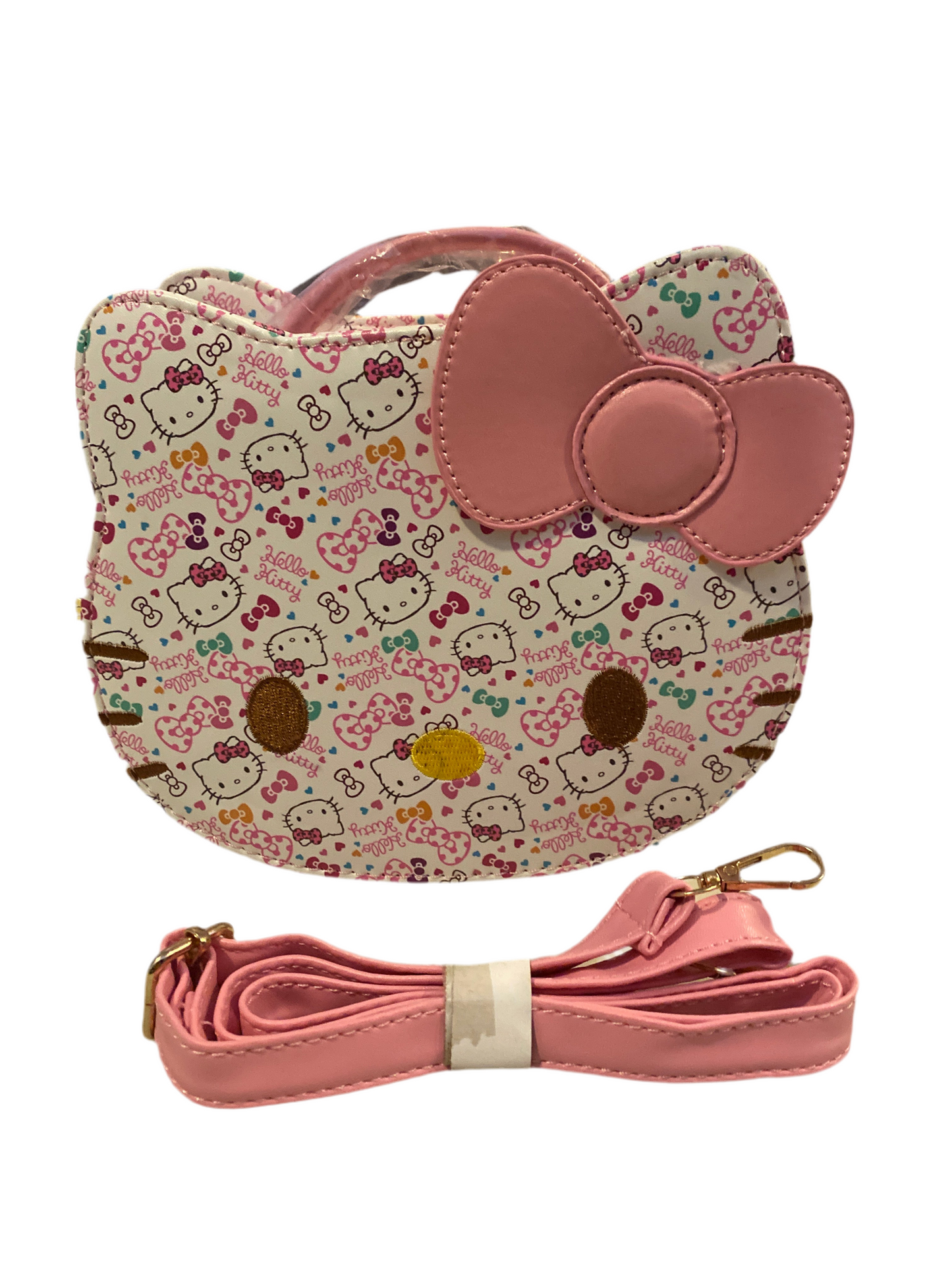 Bolsita cross body de gatita (h4) 16315 con correa larga vinipiel alta calidad