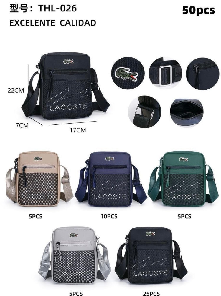 Crossbody lacoste/e de caballero (F3) THL-026