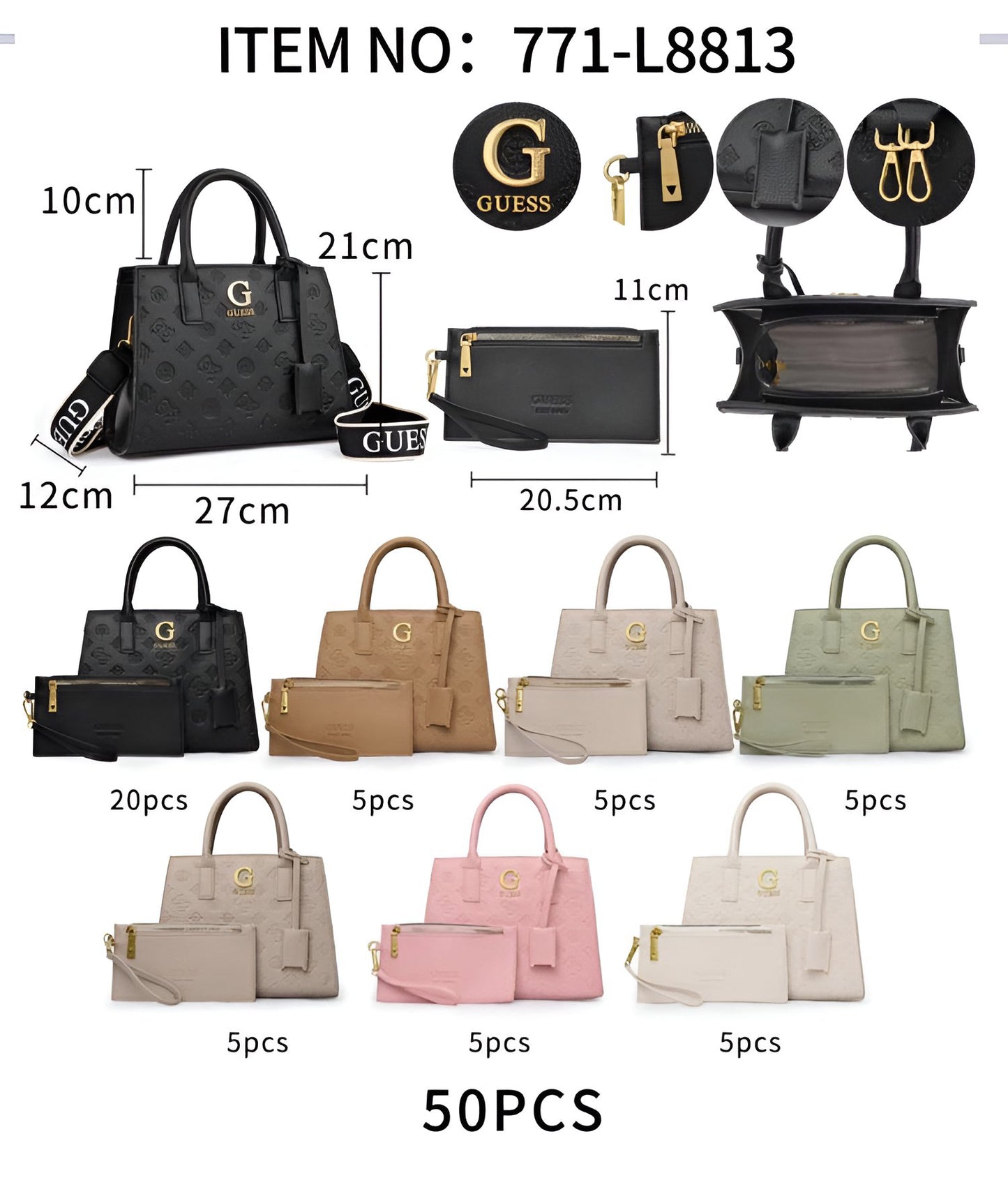 Bolsa G Dúo con Pochette 771-L8813