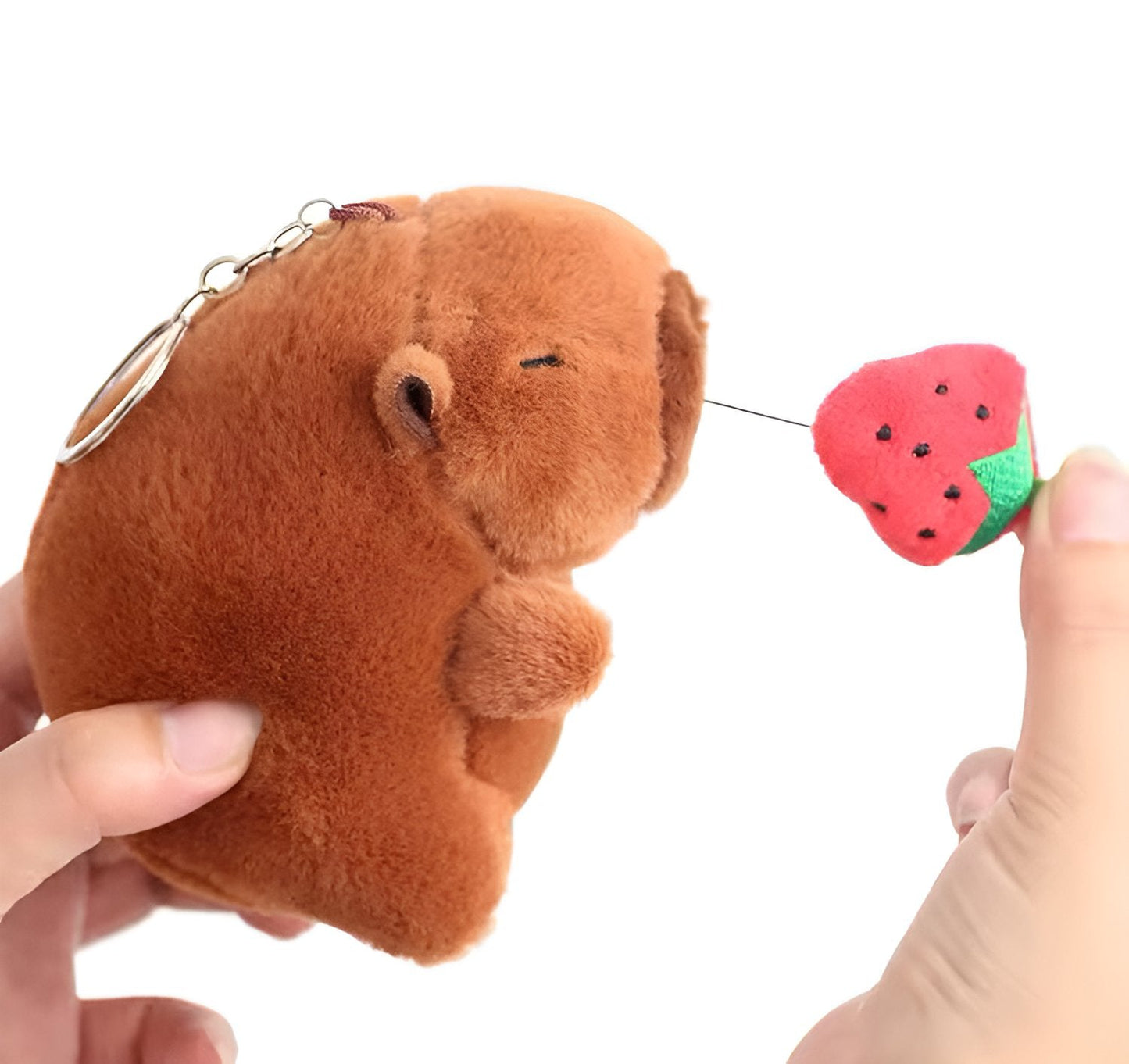 Llavero Capibara de peluche con Frutas Magnéticas – Calidad Premium | MRBL-63