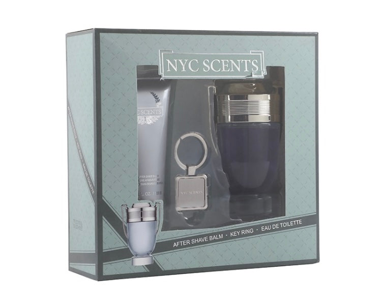 Set de Perfumes Courageous 3 Piezas: Eau de Toilette 100 ml + Bálsamo After Shave 100 ml+ Llavero N7592