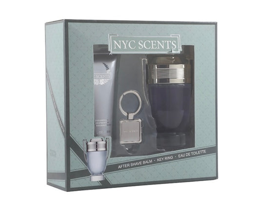 Set de Perfumes Courageous 3 Piezas: Eau de Toilette 100 ml + Bálsamo After Shave 100 ml+ Llavero N7592