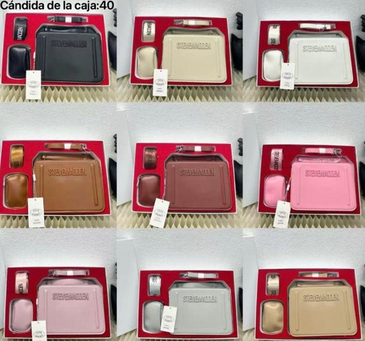 Bolsa M/S duo de lujo con caja para dama 3301