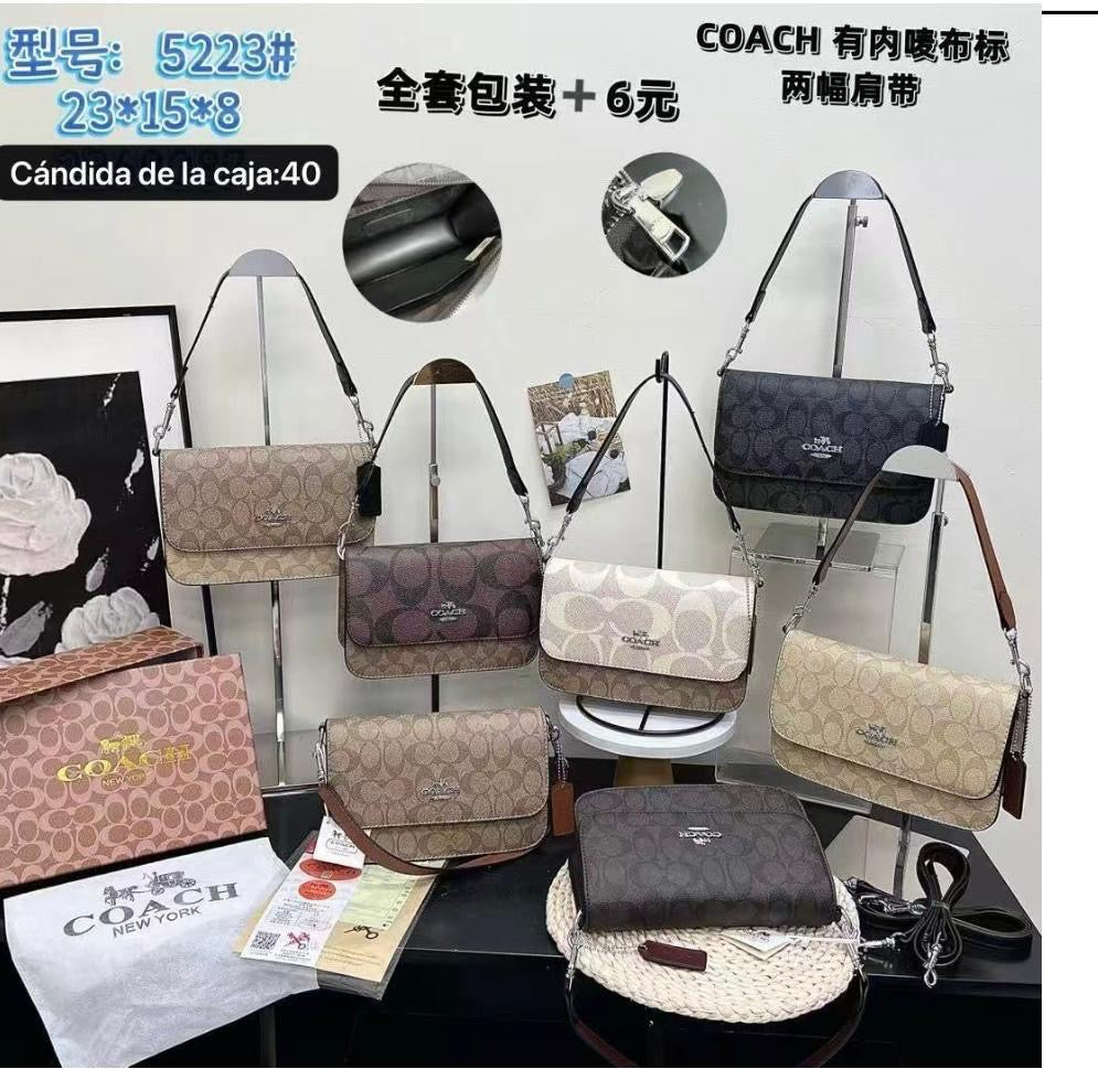 Bolsa Crossbody Coac/h para dama 5223 incluye caja..