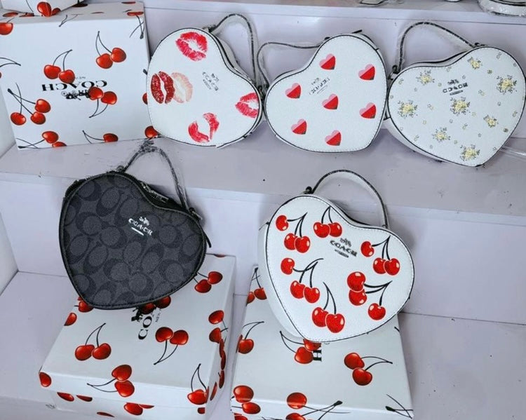 Bolsa Crossbody coac/h de corazón incluye caja (F2) MU2516 foto de referencia