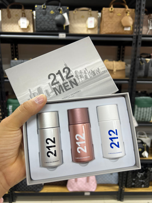 Set Carolina Herrera 212 Men 3 x 30 ml
