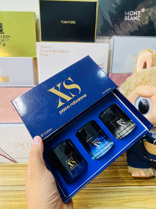 🔥 Set Paco Rabanne XS – 3 Perfumes 30 ml c/u