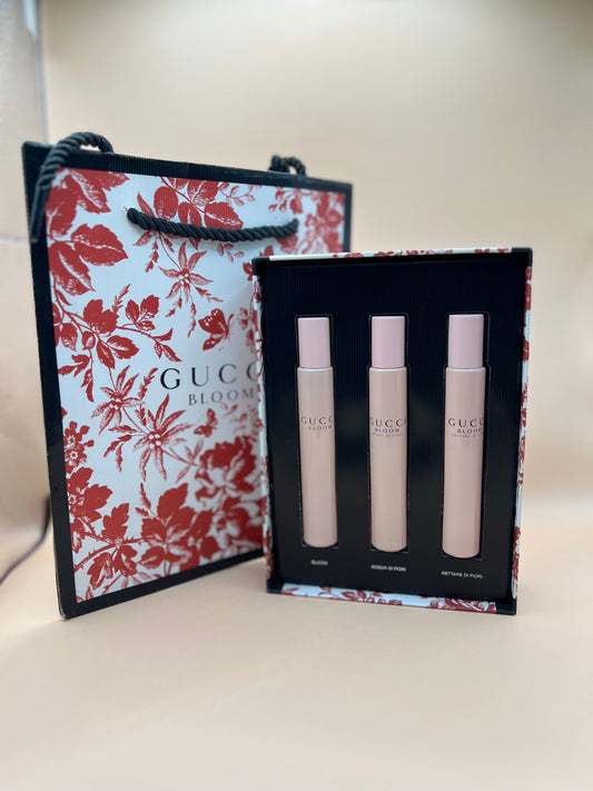 Set Gucci Bloom 3 x 30 ml + Shopping Bag