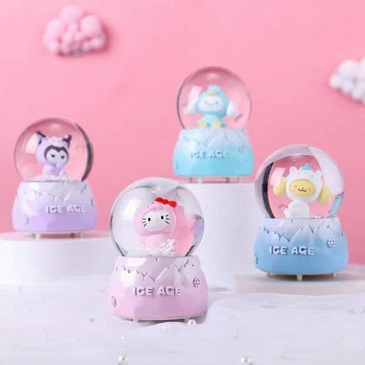 Bola de Cristal Tamaño Grande  Personajes Kuromi,Hello Kitty,Pom Pom Purin y cinnamorol JM2192-2