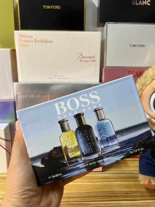 Set 3 Hugo Boss 30 ml – Bottled, Infinite & Tonic