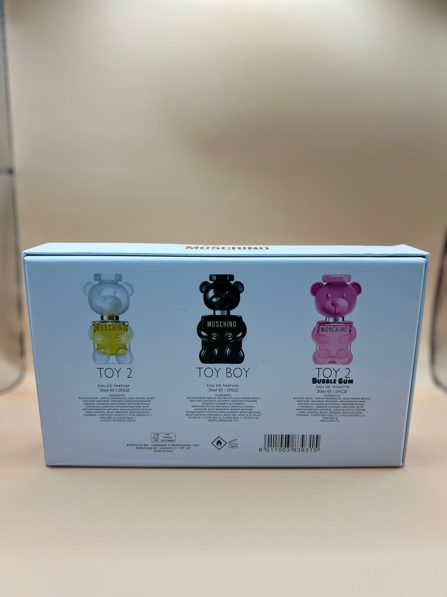 Set Moschino Toy Boy 3x30 ml