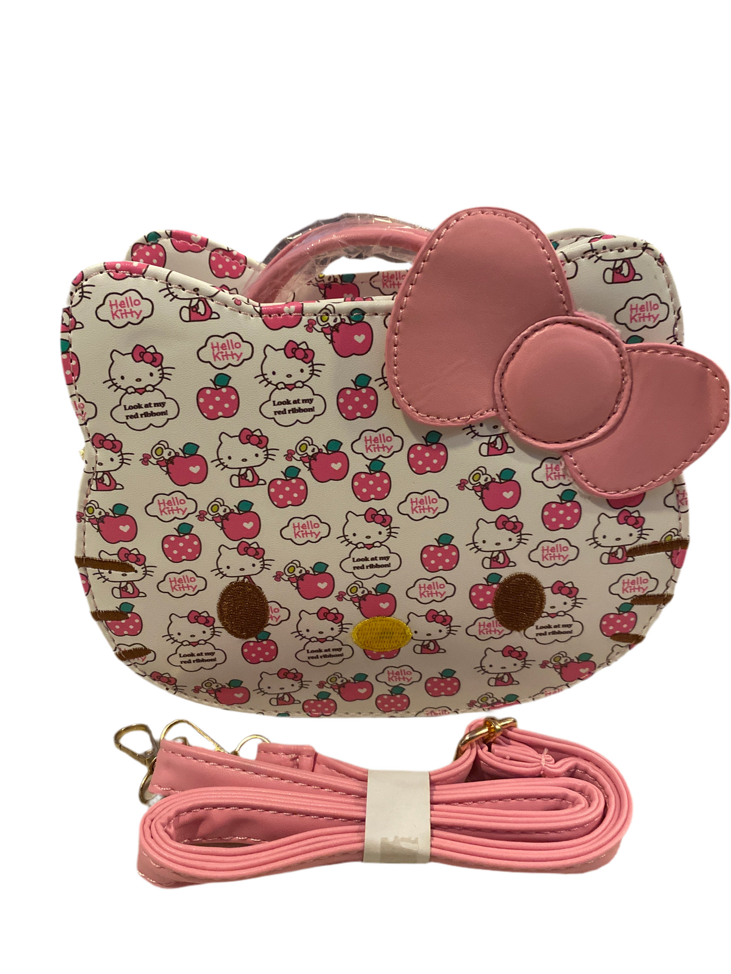 Bolsita cross body de gatita (h4) 16315 con correa larga vinipiel alta calidad