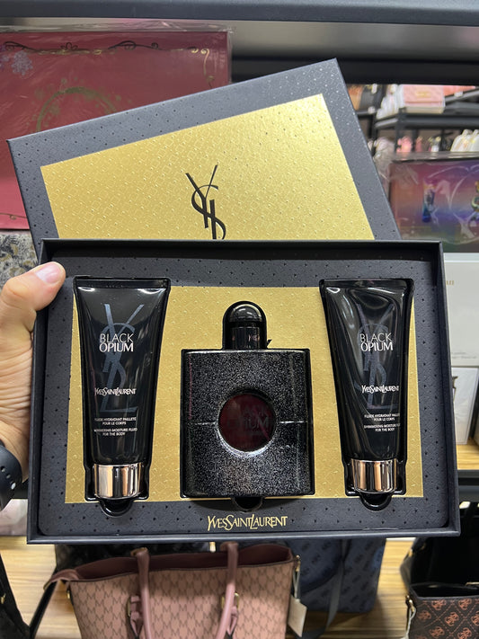 Set Yves Saint Laurent Black Opium – Perfume 90 ml + 2 Moisture Fluid 100 ml