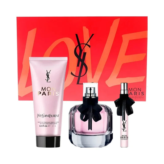 Yves Saint Laurent ‘Mon Paris’ – Kit Perfumes + Crema Corporal 3pz