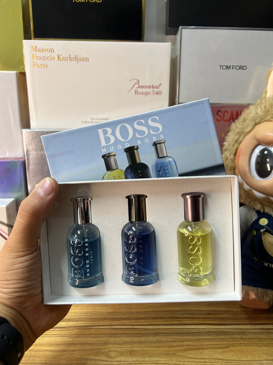 Set 3 Hugo Boss 30 ml – Bottled, Infinite & Tonic