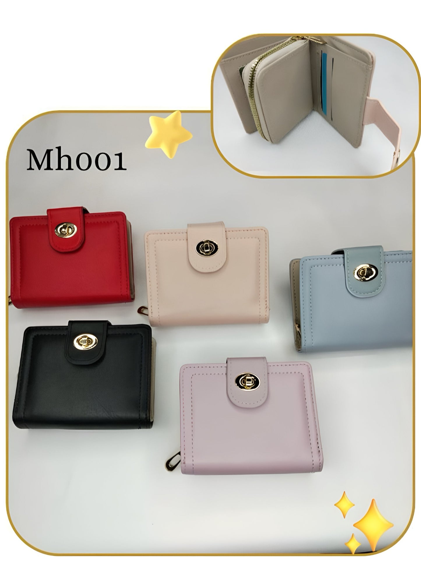 Monedero Tarjetero 2 en 1 MH-001