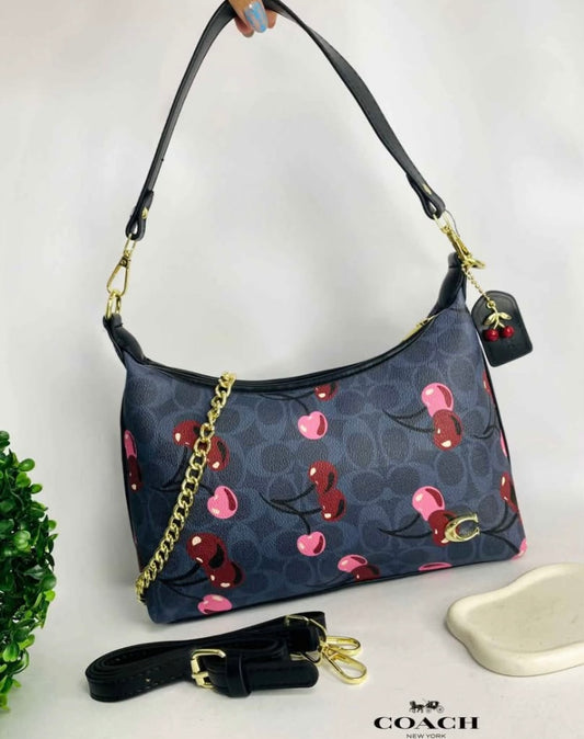 Bolsa Crossbody Coac/h para dama 0528 incluye llavero y candena