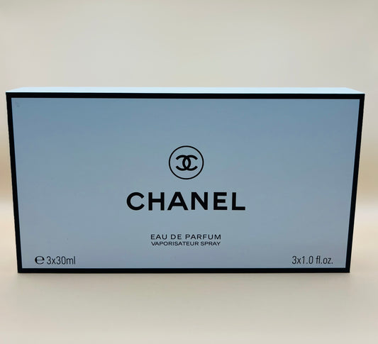 Set Chanel 3 x 30 ml | Chance – Bleu – Coco