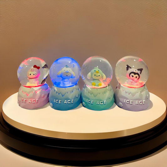 Bola de Cristal Tamaño Chico Sanrio Personajes Kuromi,Hello Kitty,Pom Pom Purin y cinnamoroll