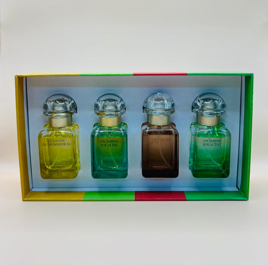 Set Hermès Paris La Collection des Parfums Jardin 4 x 30 ml