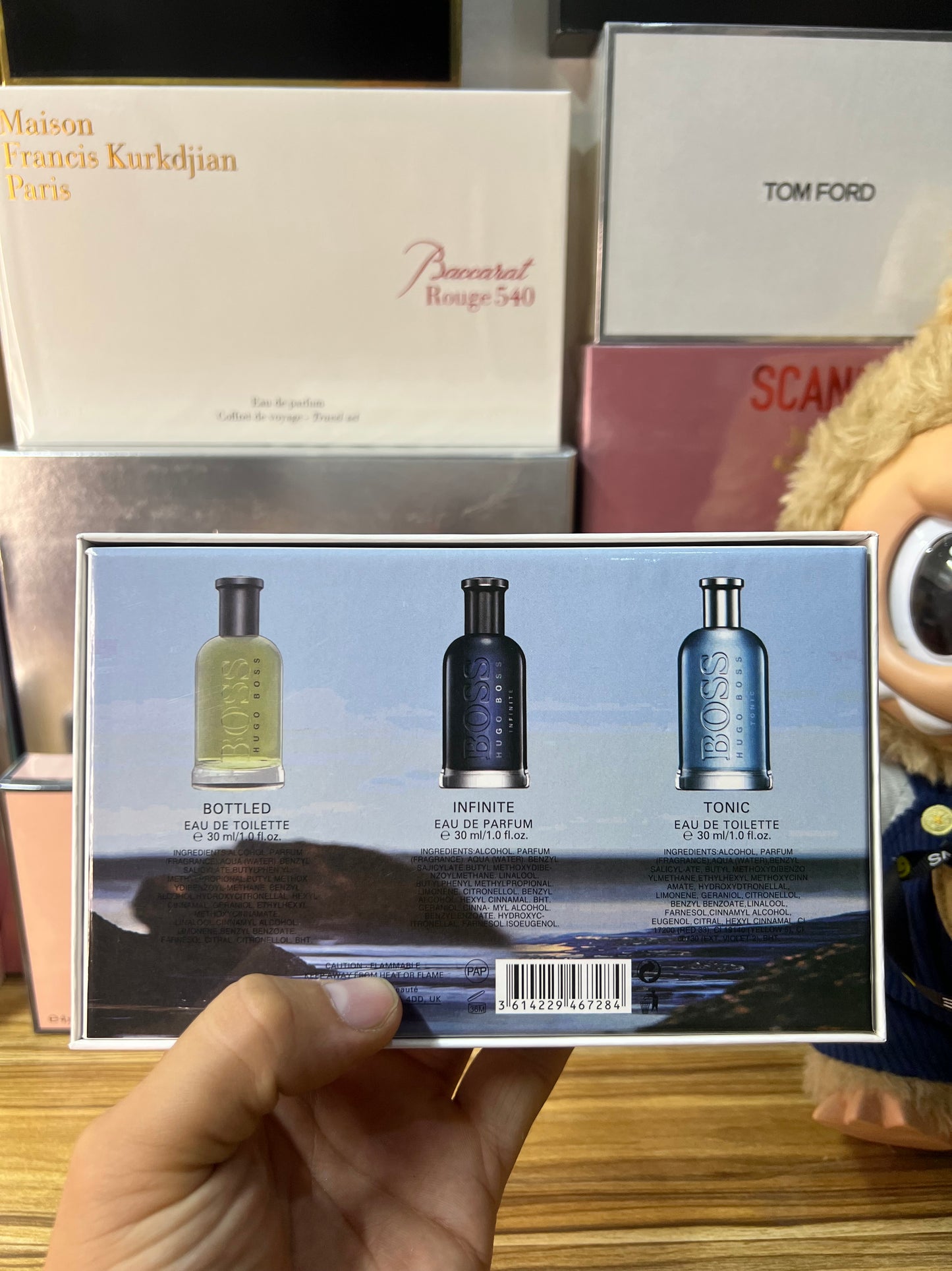 Set 3 Hugo Boss 30 ml – Bottled, Infinite & Tonic