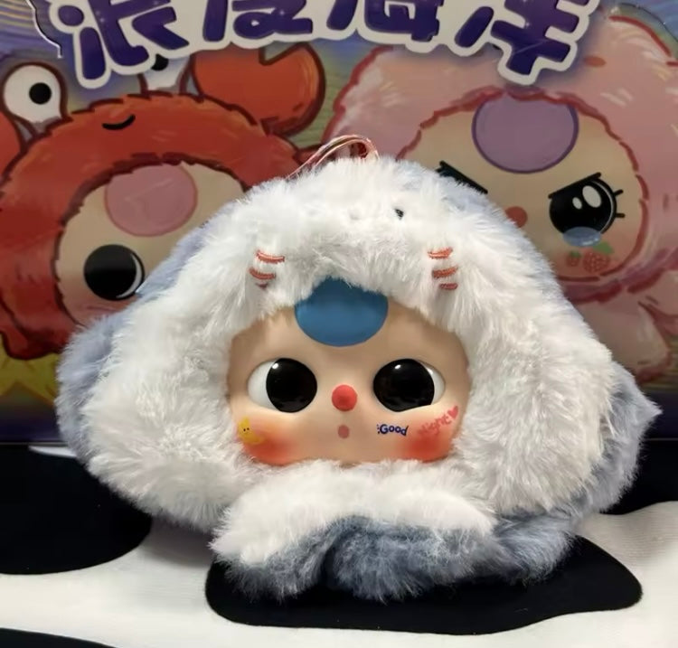 llavero peluche  baby Three bello colgante a granel  sin ningún empaque (J1)   67000