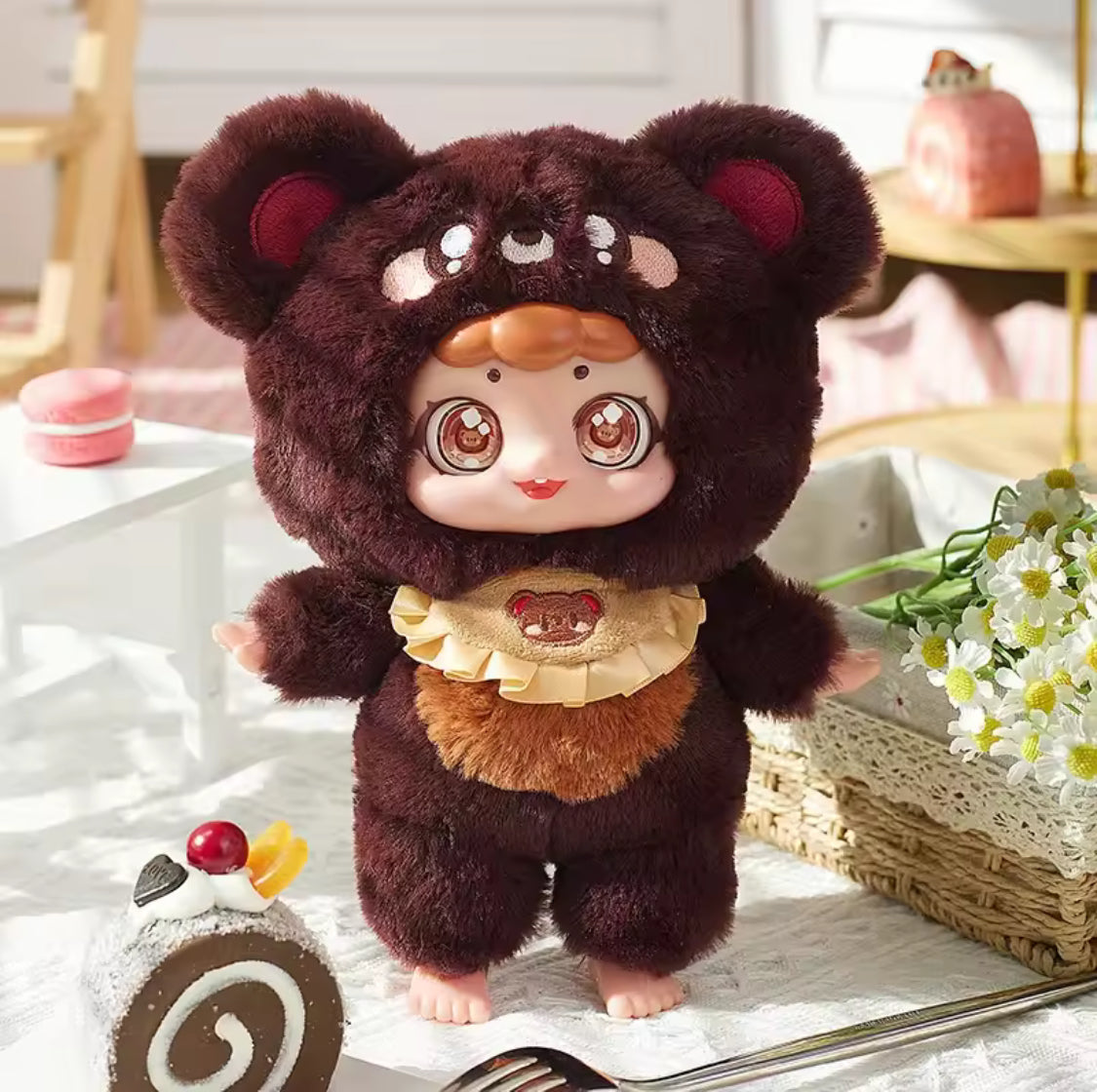 Peluche adorable caja Crices baby three Sweetheart Tea Party", muñeca de colección 📦 sorpresa  (J1) 008-2024