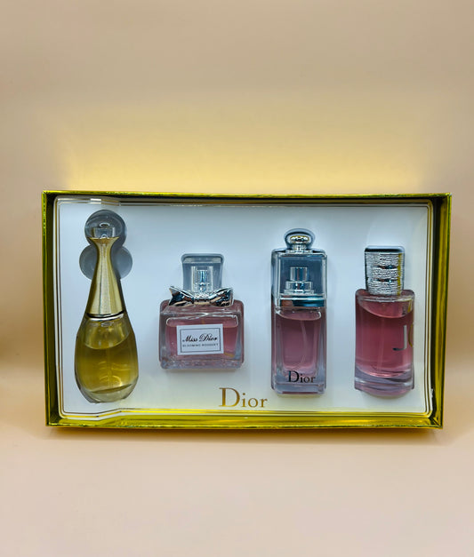 Set Dior 4 x 30 ml | J’adore – Miss Dior – Dior Addict – Joy