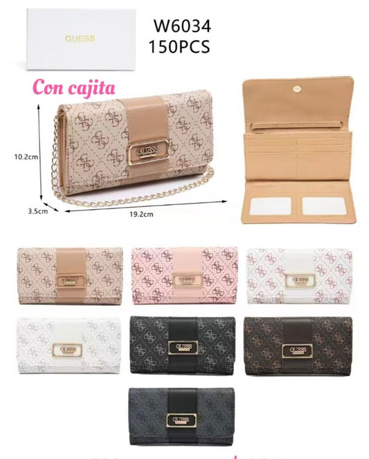 Cartera para dama con caja Gues/s W6034 foto de referencia