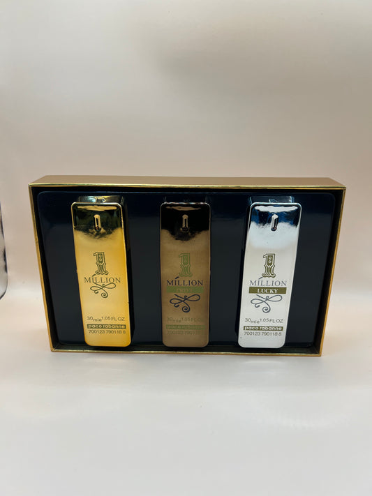 Set Paco Rabanne One Million 3x30 ml ✨ Prive • Lucky • Classic