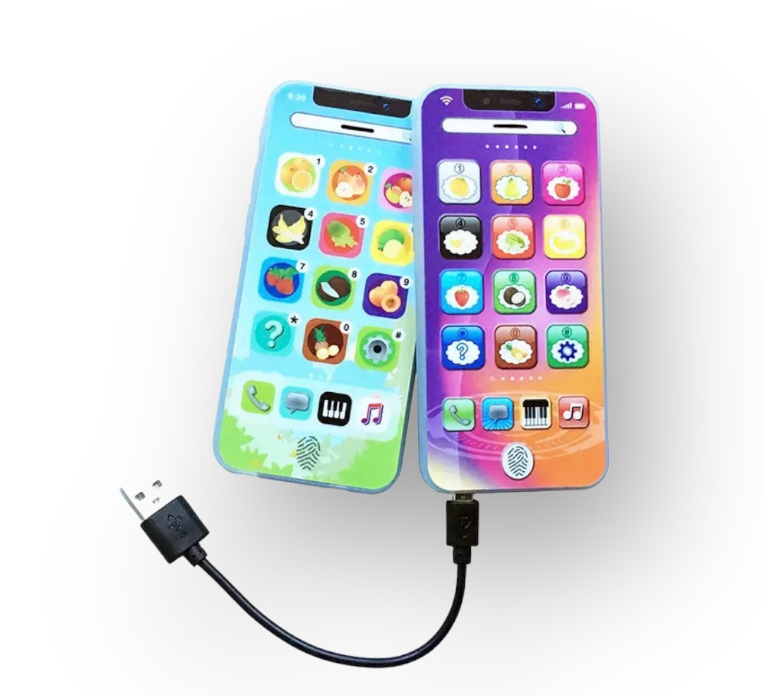 Telefono Movil De Aprendizaje Para Niños Musica Y Luces Toy Phone,Tactil.