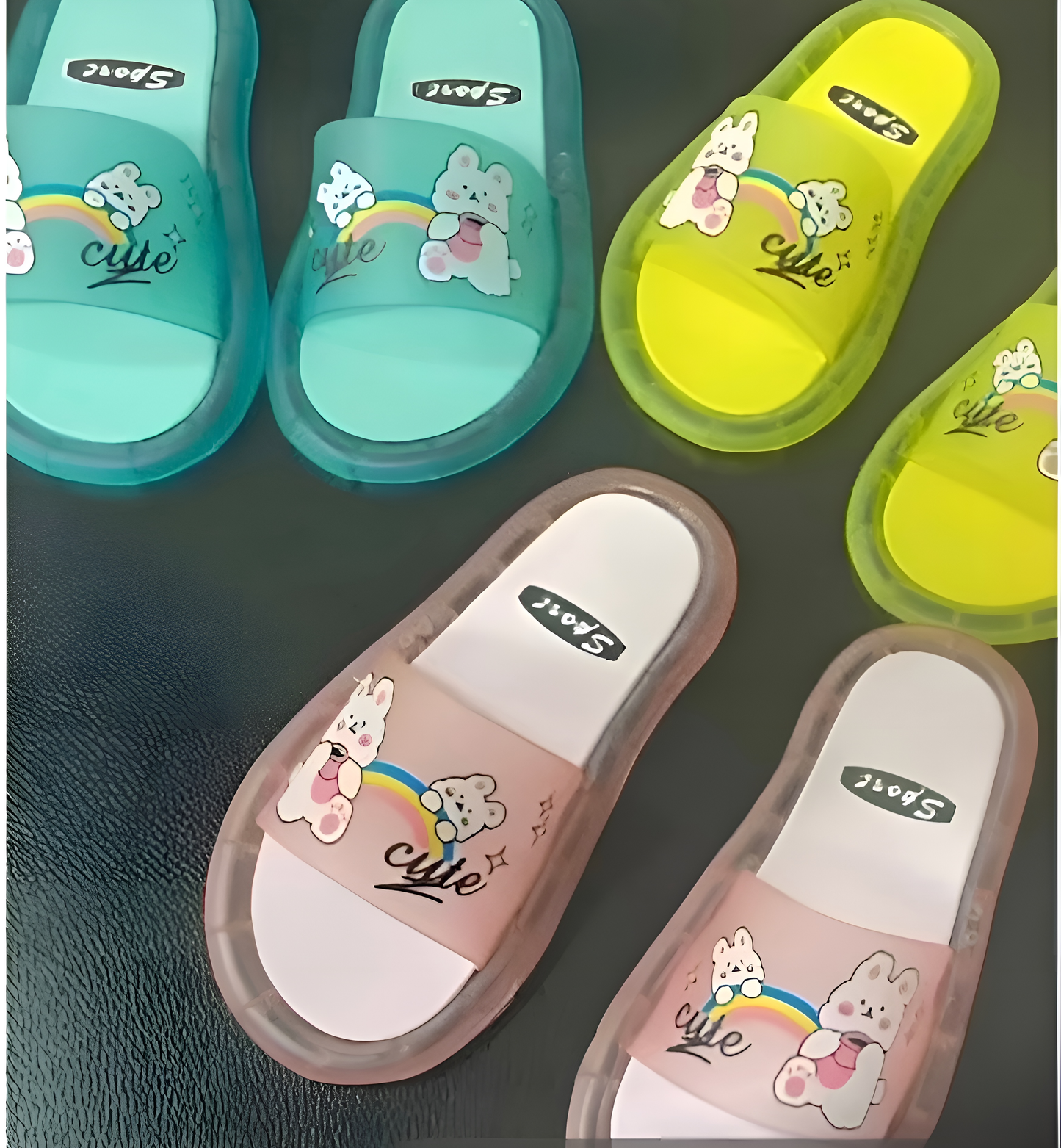 Sandalia  Kawaii con luz LED en 4 diseños únicos unisex kids